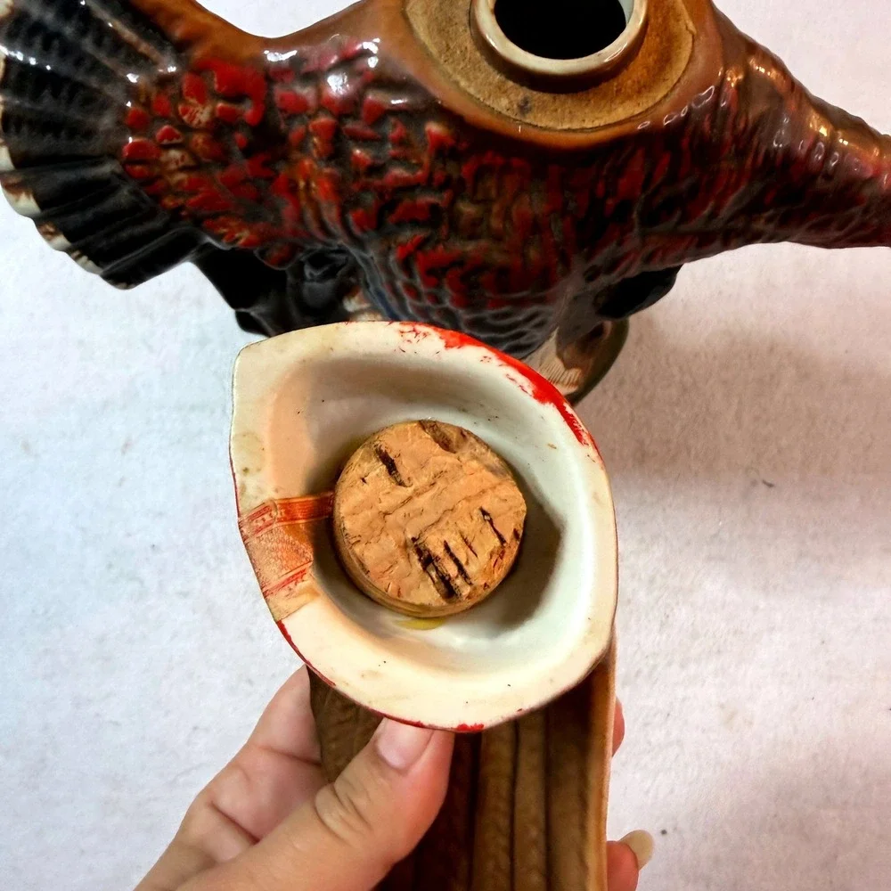 Vintage 70s Wild Turkey Flight Series Decanter Austin Nichols Rustic Collectible